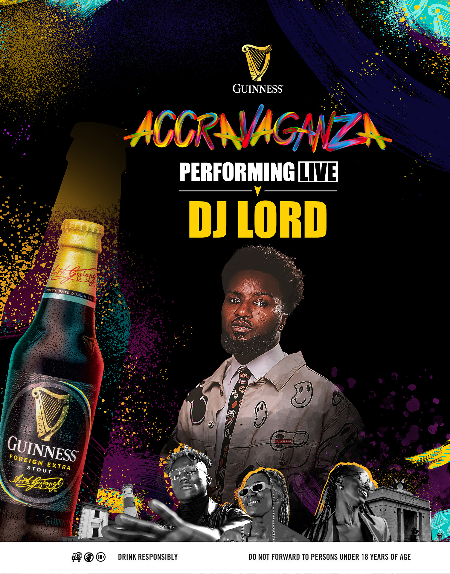 Guinness Accravaganza 2023 PerformingLive DJ Lord